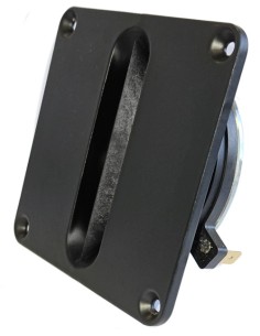 Ciare PTS440 Tweeter a Tromba Flangia Alluminio Nera 250w 8 Ohm Neodimio 106db - 99x99mm