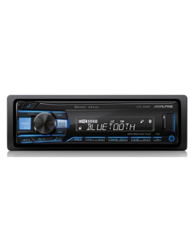 Alpine UTE-200BT Autoradio 1 Din con USB FM AUX E Bluetooth 2 Pre Out