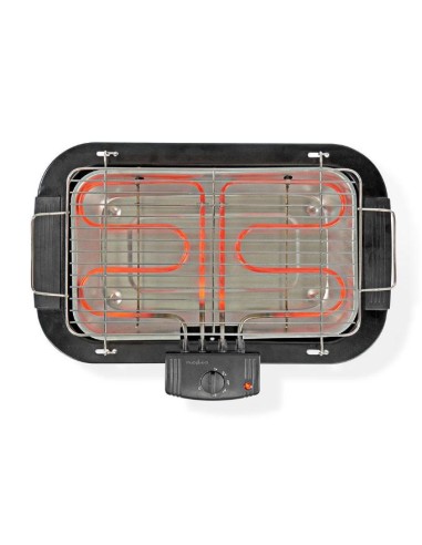 Barbecue Elettrico Rettangolare 38 x 22 cm 2000 W