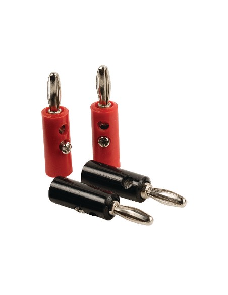 CONNETTORE A BANANA COLORE ROSSO