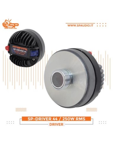 Coppia di driver SP Audio 44 500w V.C.44mm 110dB 4 Ohm - 800-20khz