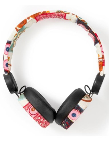 Cuffie con Filo | Cavo Rotondo da 1,2 m | Sovrauricolari | Gufo | Nero