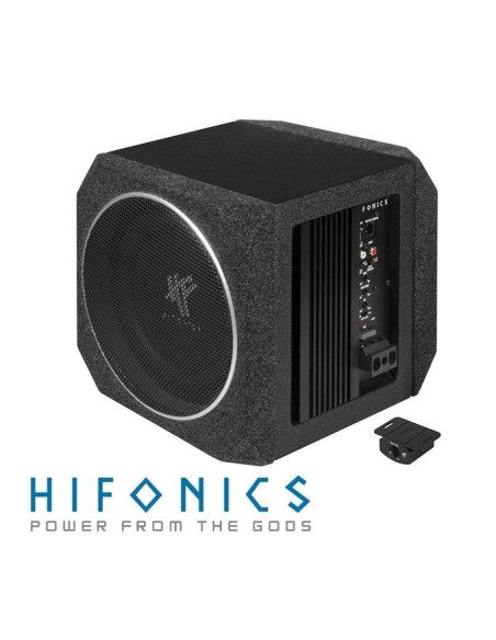 Hifonics ZX82A subwoofer attivo da 20cm, box compatto cubico 400w