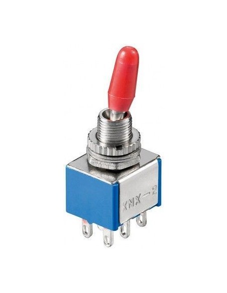 Interruttore a levetta in miniatura - 2x IN-IN con connessioni saldate