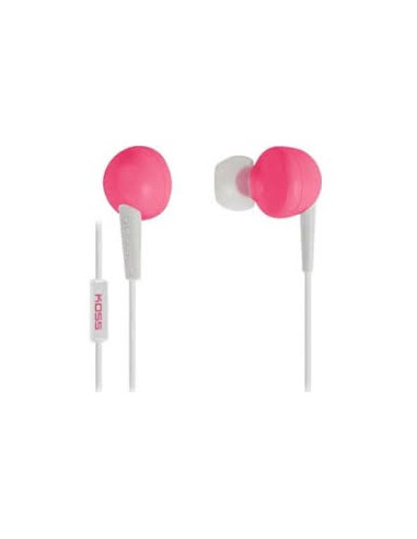 KEB6Ip AURICOLARI IN-EAR CON MICROFONO KOSS COLORE ROSA / MAGENTA CHIARO
