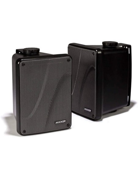 Kicker Coppia di diffusorii per esterno 150w woofer 165mm colore nero PA / Sonorizzazione