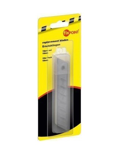 Lame di ricambio per cutter - taglierino multiuso - kit da 10 pz. - 18 mm