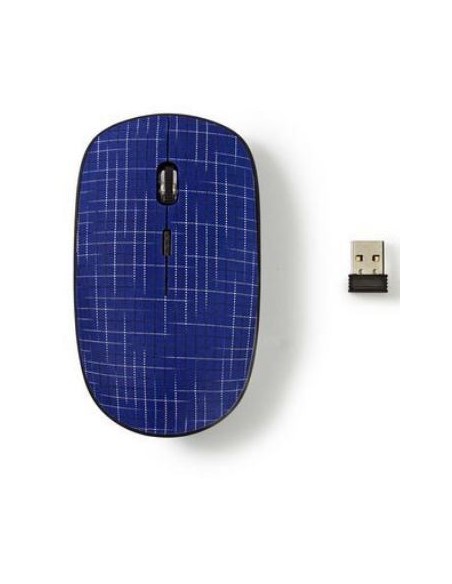 Mouse Wireless 3 pulsanti 1600 DPI Blu