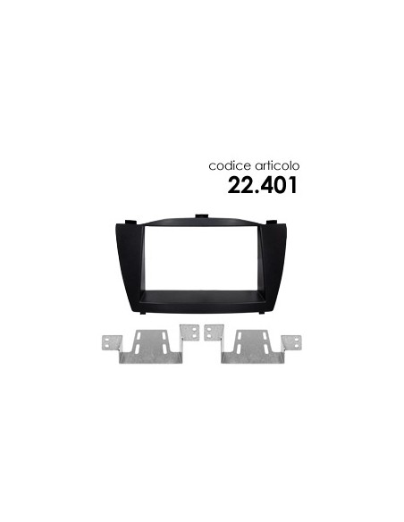 MASCHERINA AUTORADIO HYUNDAI ix35 DOPPIO DIN