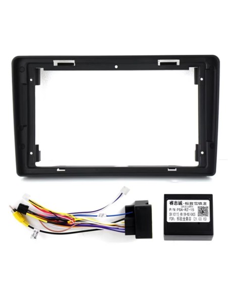 Mascherina Citroen Berlingo Peugeot 3008 5008 Partner per Tablet 9" + Centralina com. Volante