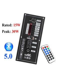 Player Amplificato da Pannello 50w x2 + Ingresso Microfono - Bt Usb Fm