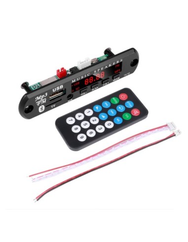PLAYER PANNELLO  -  LETTORE USB TF CARD/AUX/BLUETOOTH E RADIO + TELECOMANDO