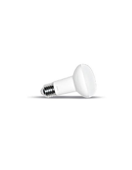 LAMPADA LED E27 FARETTO R60 OPACA LUCE FREDDA 712 LUMEN 8W RESA 55W 6400K