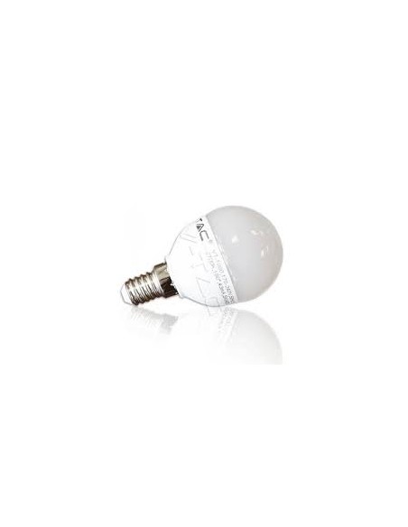 LAMPADA LED V-TAC 5,5W PALLINA OPACA LUCE BIANCA