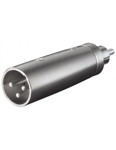 RIDUZIONE SPINA XLR A SPINA RCA Nedis  IN METALLO
