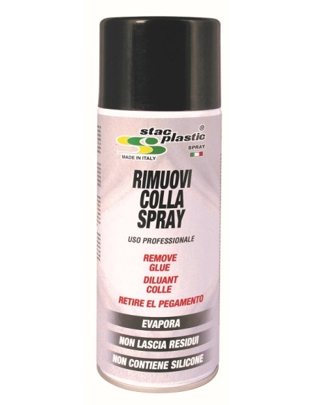 Rimuovi Colla Spray 400ml, Trasparente Incolore, A02018 Stac Plastic