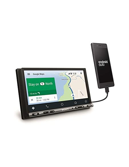 Sony XAV-AX3250ANT monitor con Bluetooth, USB, mirroring Apple CarPlay, Andriod Auto e WebLink Cast - Antenna DAB inclusa