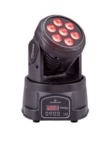 SOUNDSATION MOOD 107 WASHTesta Mobile Wash con 7 LED da 10W RGBW 4in1