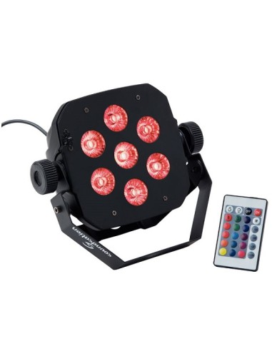 SOUNDSATION PAR-10W-7-R Faro PAR con 7 LED da 10W RGBW+AV 6IN1 e Telecomando