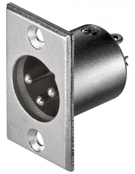 Spina da pannello XLR per microfono 3 Pin