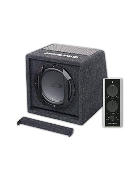 SUBWOOFER ATTIVO / AMPLIFICATO ALPINE SWE-815 150W + COMANDO A DISTANZA