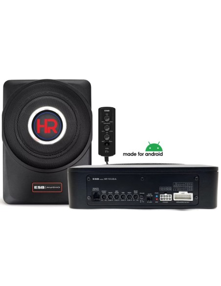 Subwoofer Sottosedile 400w + Amplificatore 4x70 Ideale Per Tab Android