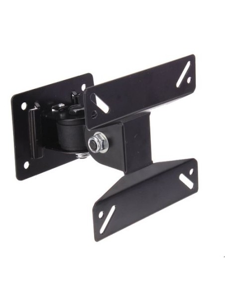 Supporto a muro per TV LED LCD 14-24'' inclinabile - nero