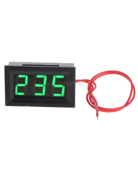 VOLTOMETRO INCASSO 4,7X3CM LUCE VERDE AC 30-500 V