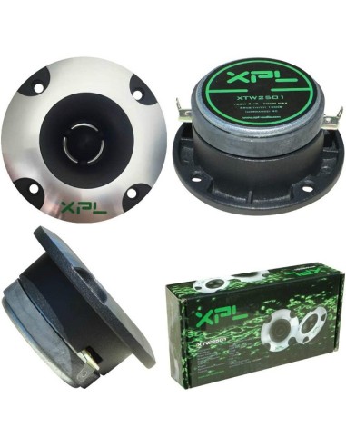 XPL XTW2501 coppia di tweeter car 200w 100 db TWEETER BULLET  spl +Filtro
